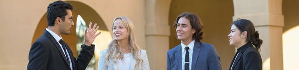 Grad students at Anderson Hall Fall 2022